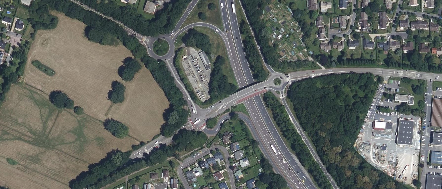 Vue aérienne de CFA ESG ESARC Rouen EESTP (Bois-Guillaume - 76)