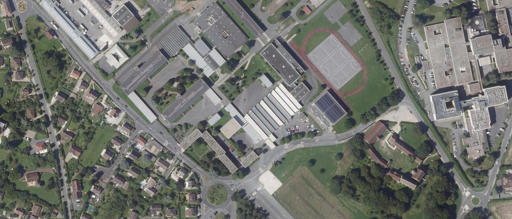 Vue aérienne de Lycée Campus de Coulommiers