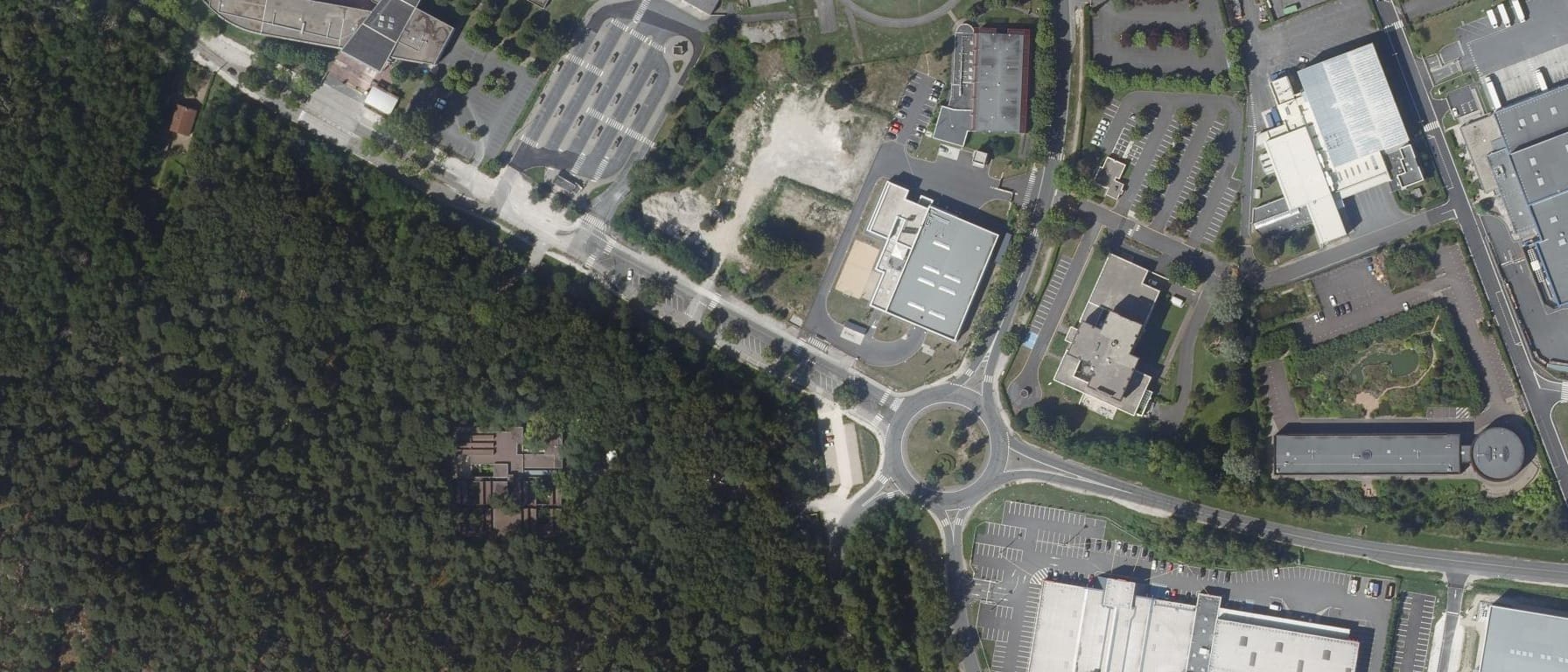 Vue aérienne de Lycée Etienne Bezout