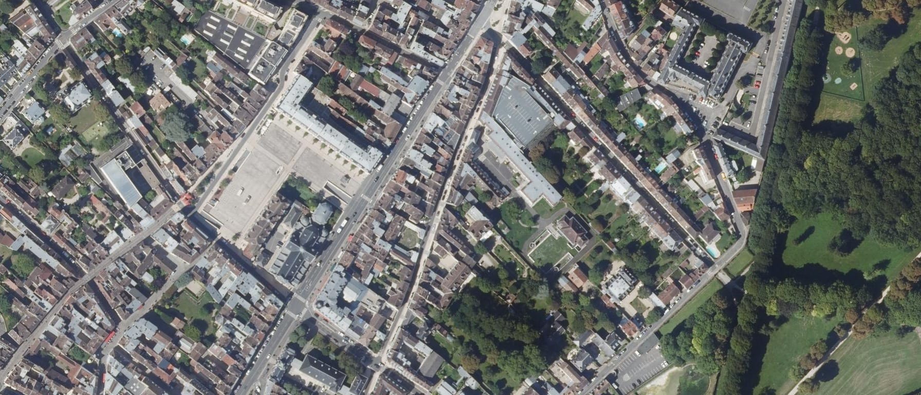 Vue aérienne de Lycée Blanche De Castille
