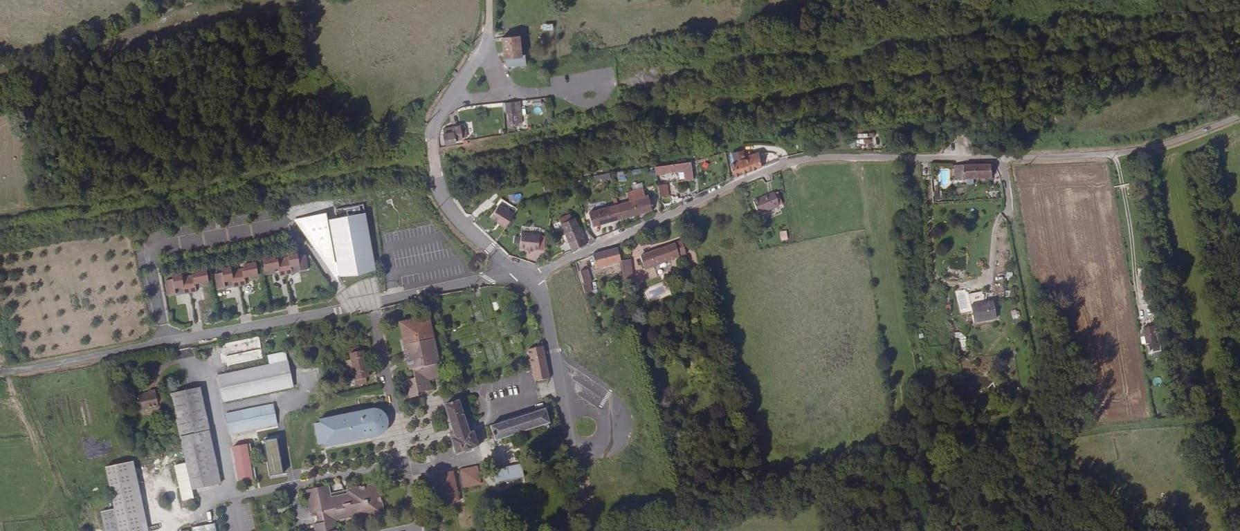 Vue aérienne de Lycée agricole de la Bretonnière