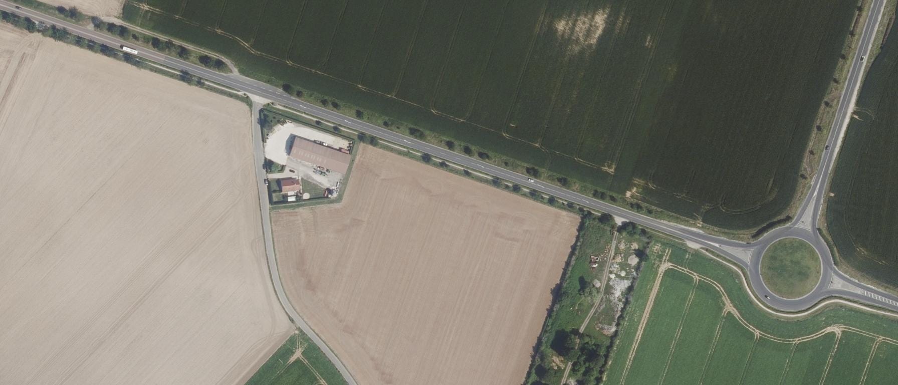 Vue aérienne de Lycée agricole Bougainville