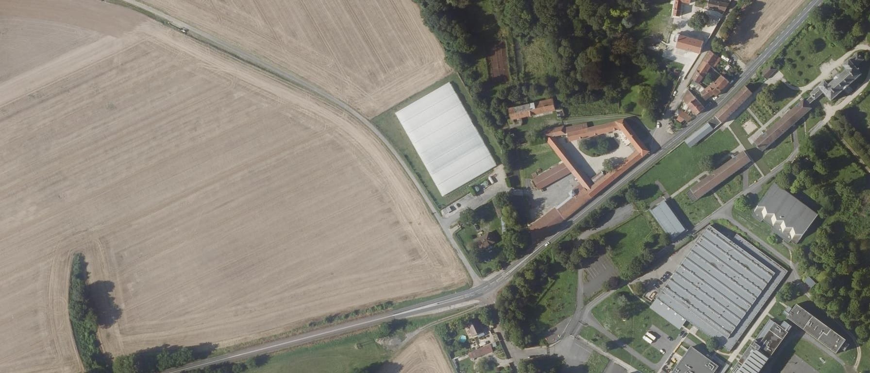 Vue aérienne de Lycée du Gué-à-Tresmes