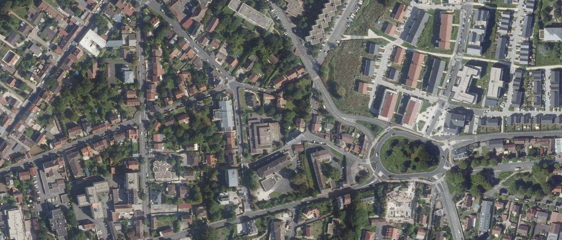 Vue aérienne de IFSI CH Marc Jacquet Melun