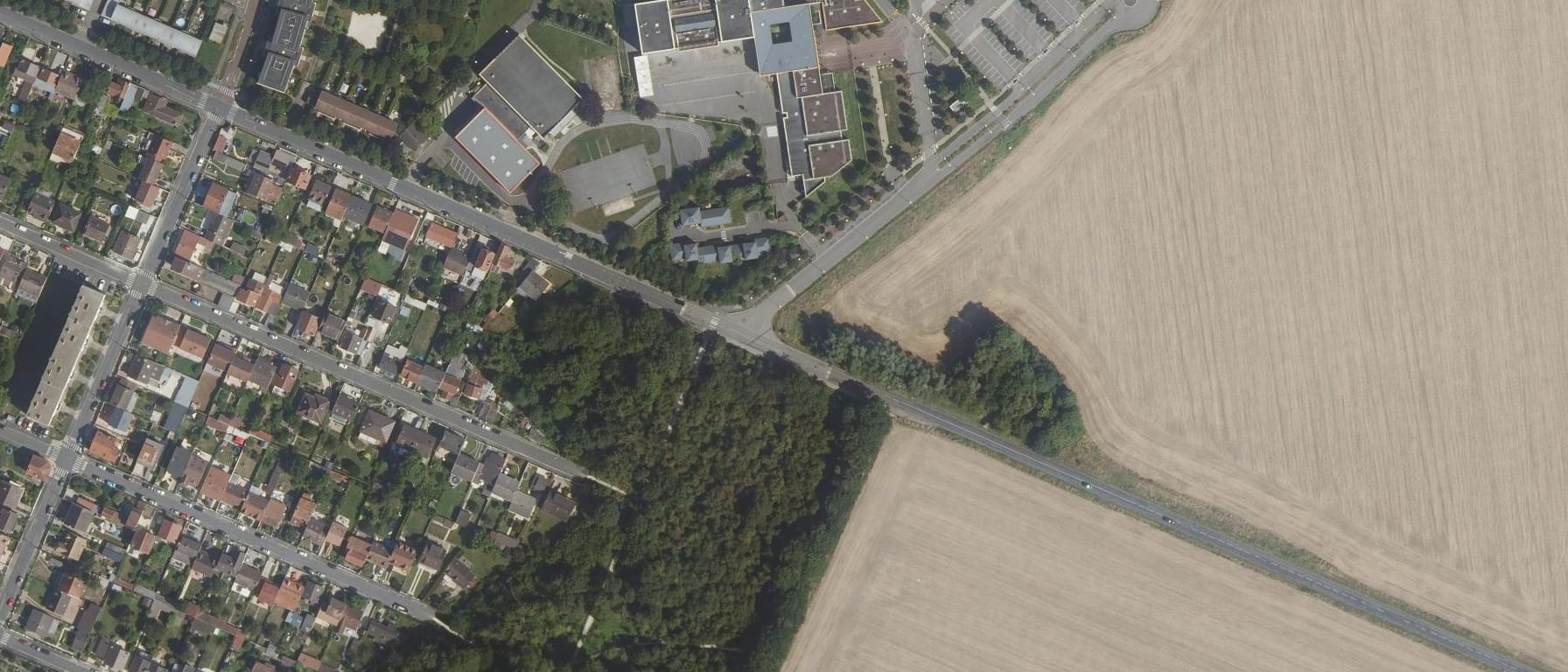 Vue aérienne de Lycée Honore De Balzac