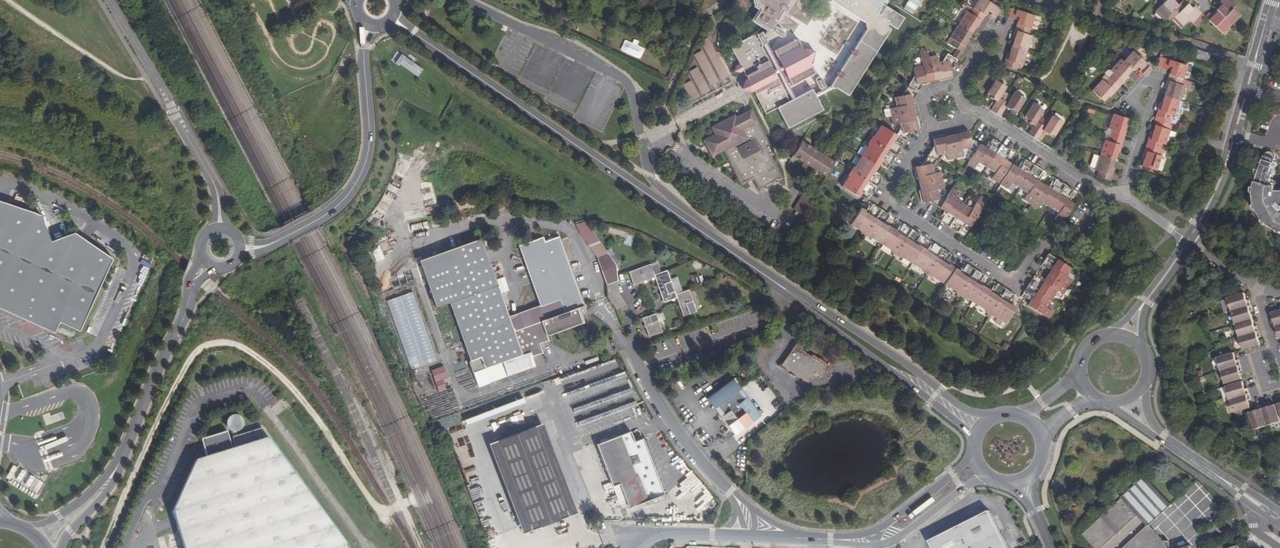 Vue aérienne de Lycée Galilee