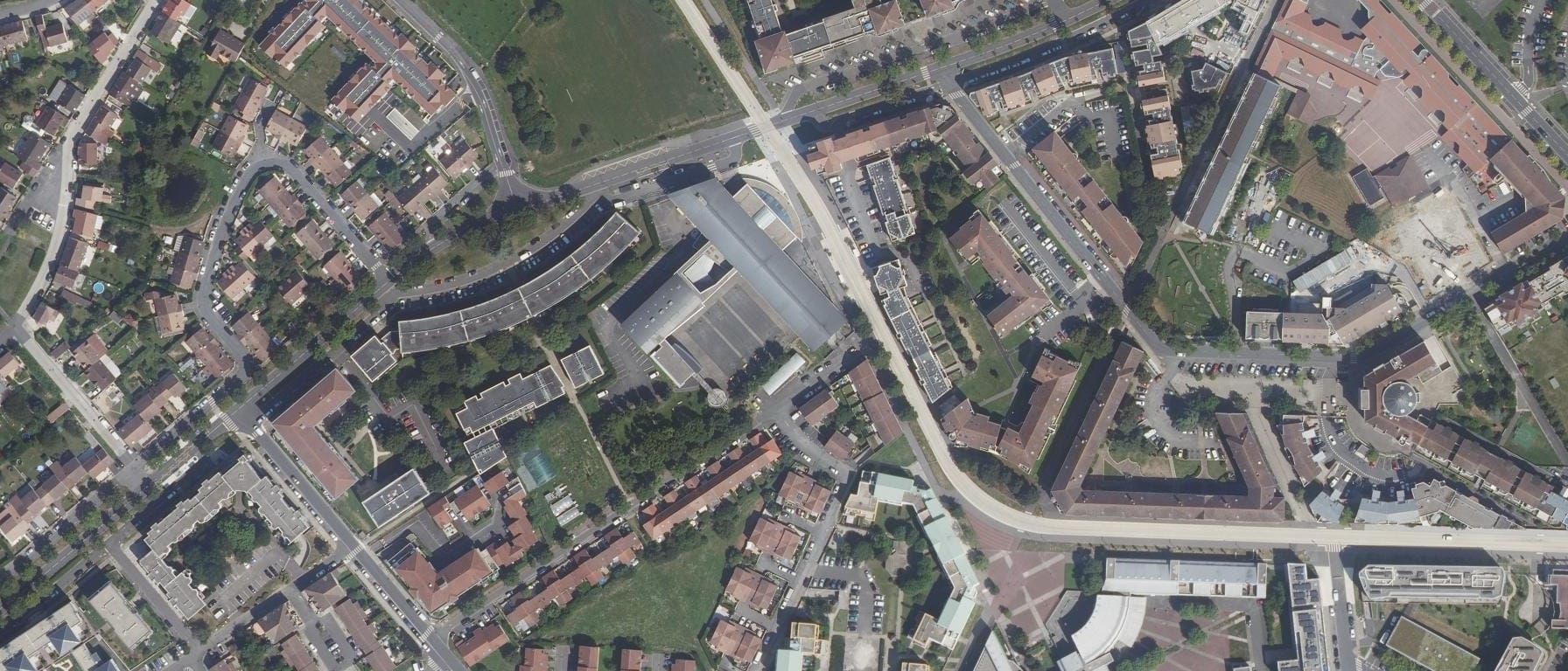 Vue aérienne de Lycée Pierre Mendes-France