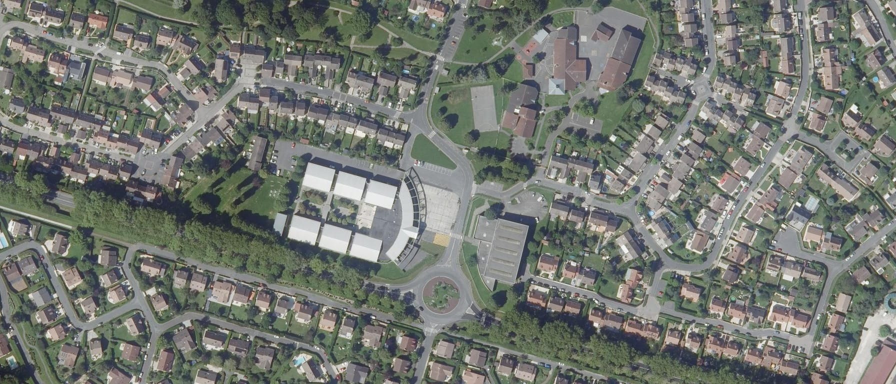 Vue aérienne de Lycée professionnel Lino Ventura
