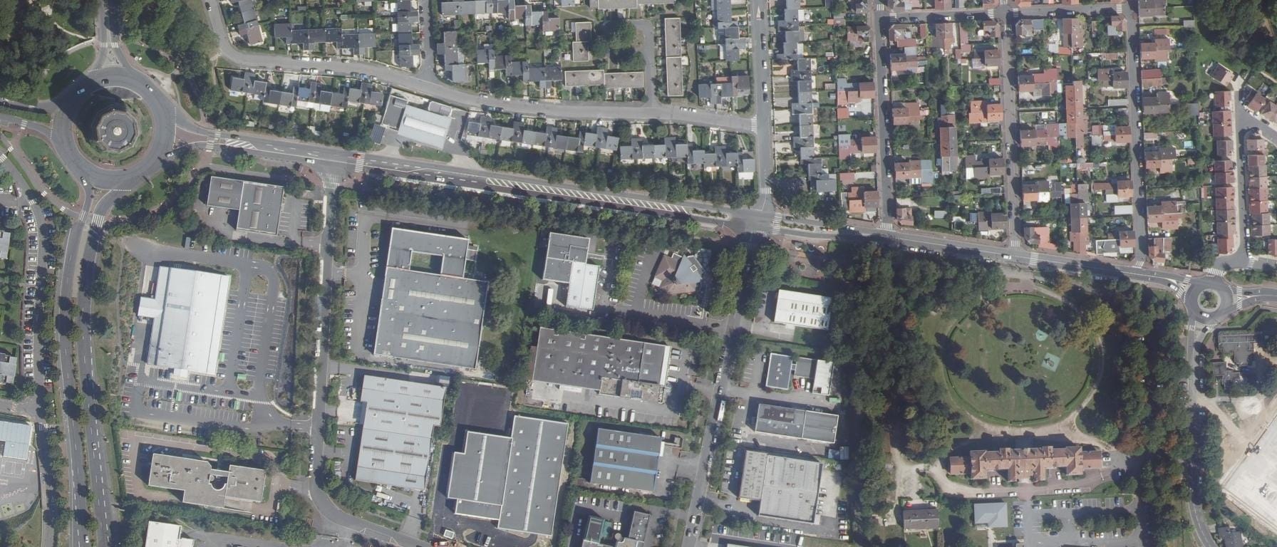 Vue aérienne de AFTRAL CFA TL Noisiel