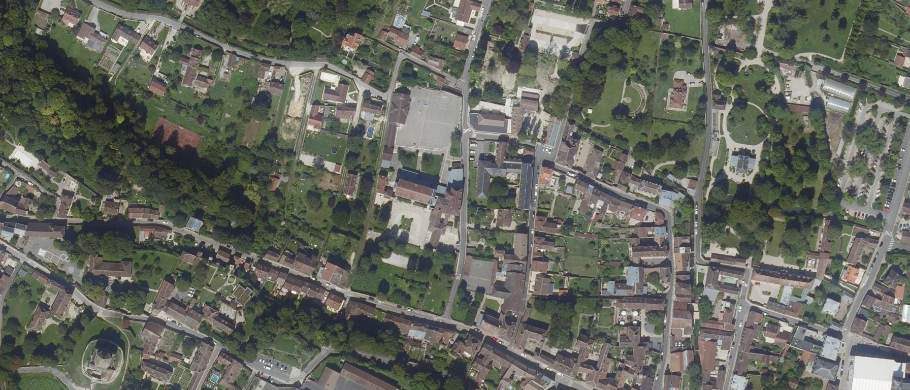 Vue aérienne de Lycée Ste Croix