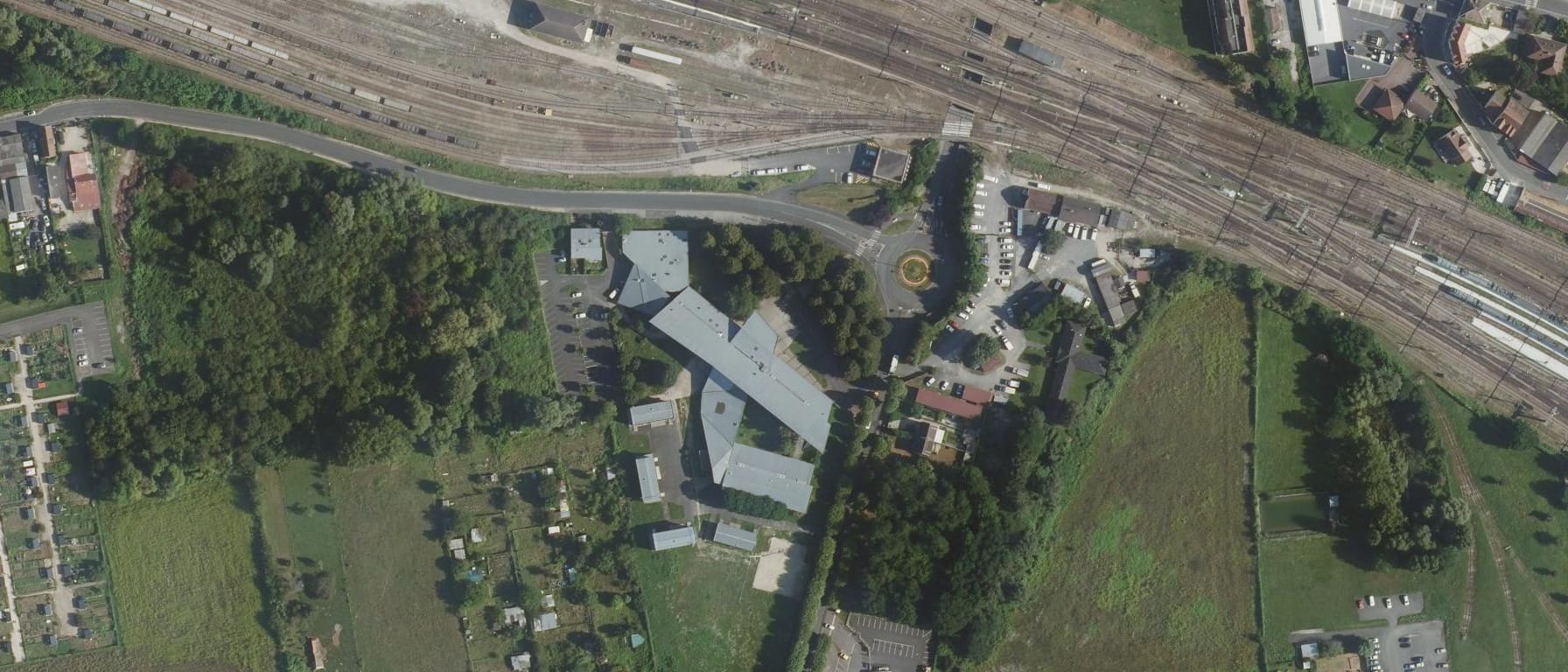 Vue aérienne de Lycée Flora Tristan