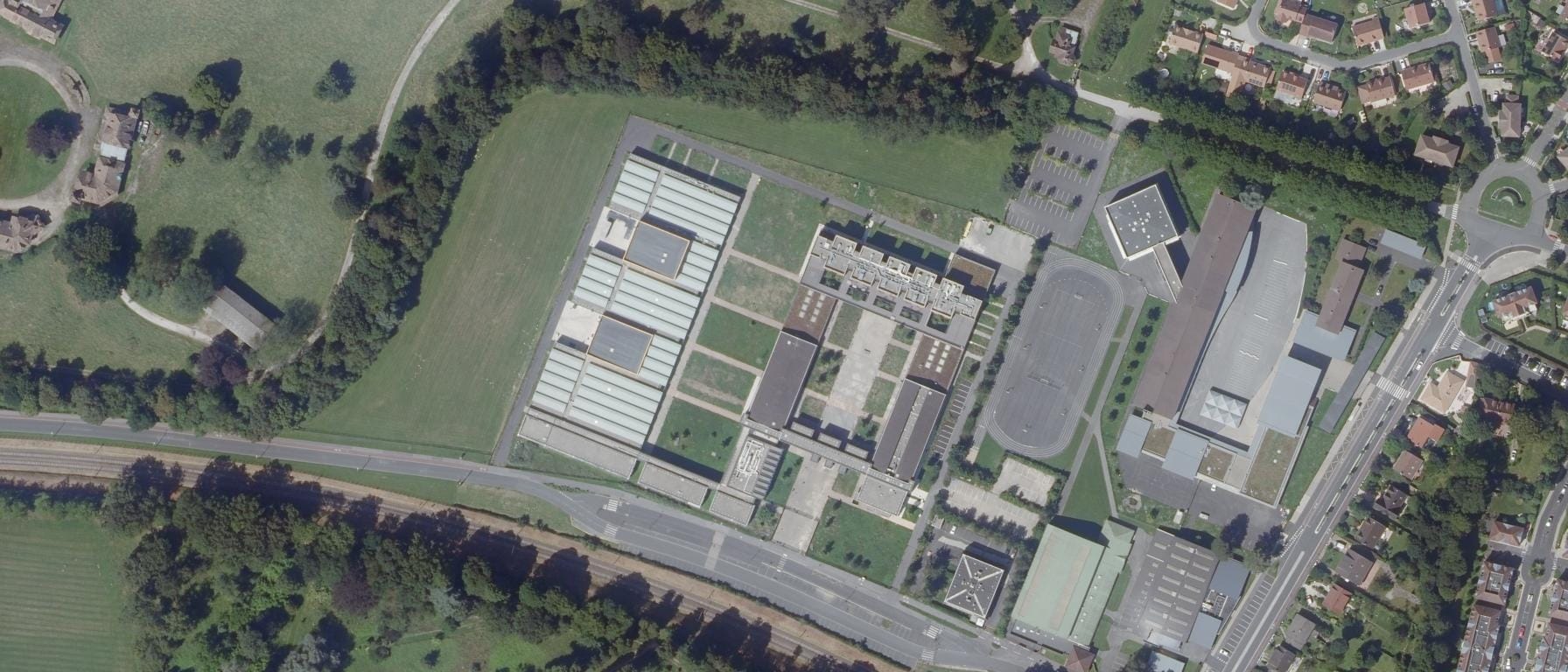 Vue aérienne de Lycée Clement Ader