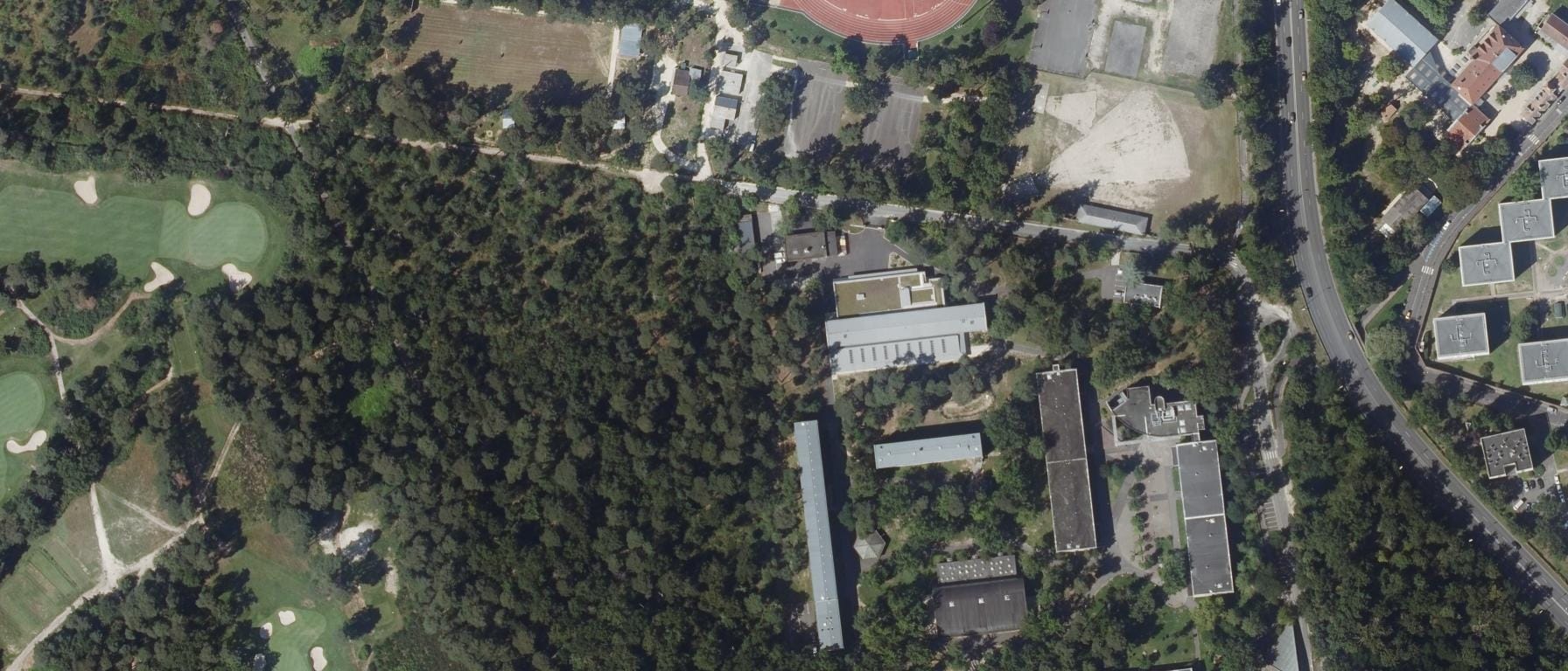Vue aérienne de I.U.T. de Sénart/Fontainebleau - site de Fontainebleau - UPEC