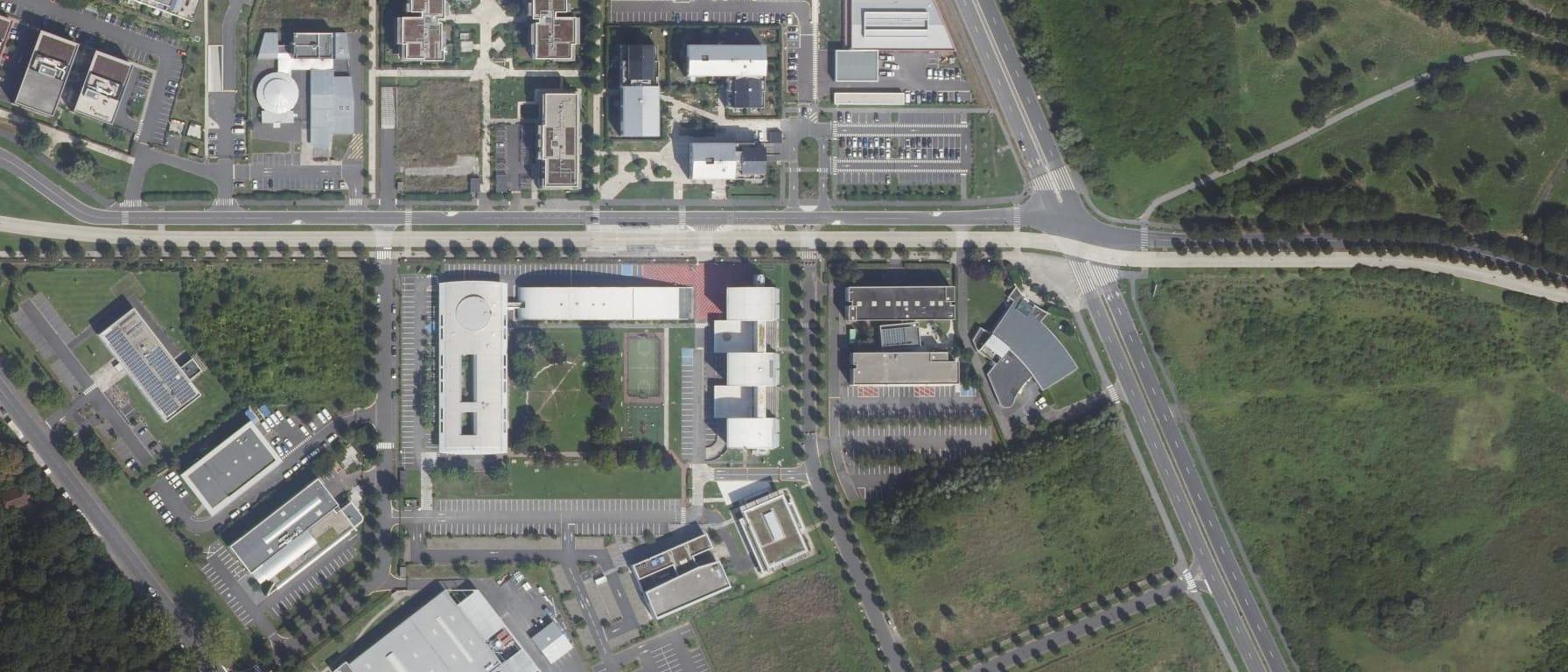 Vue aérienne de I.U.T de Sénart/Fontainebleau - Site Sénart - UPEC
