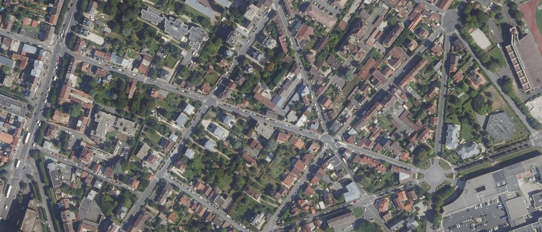 Vue aérienne de IRTS Île-de-France - Site de Melun