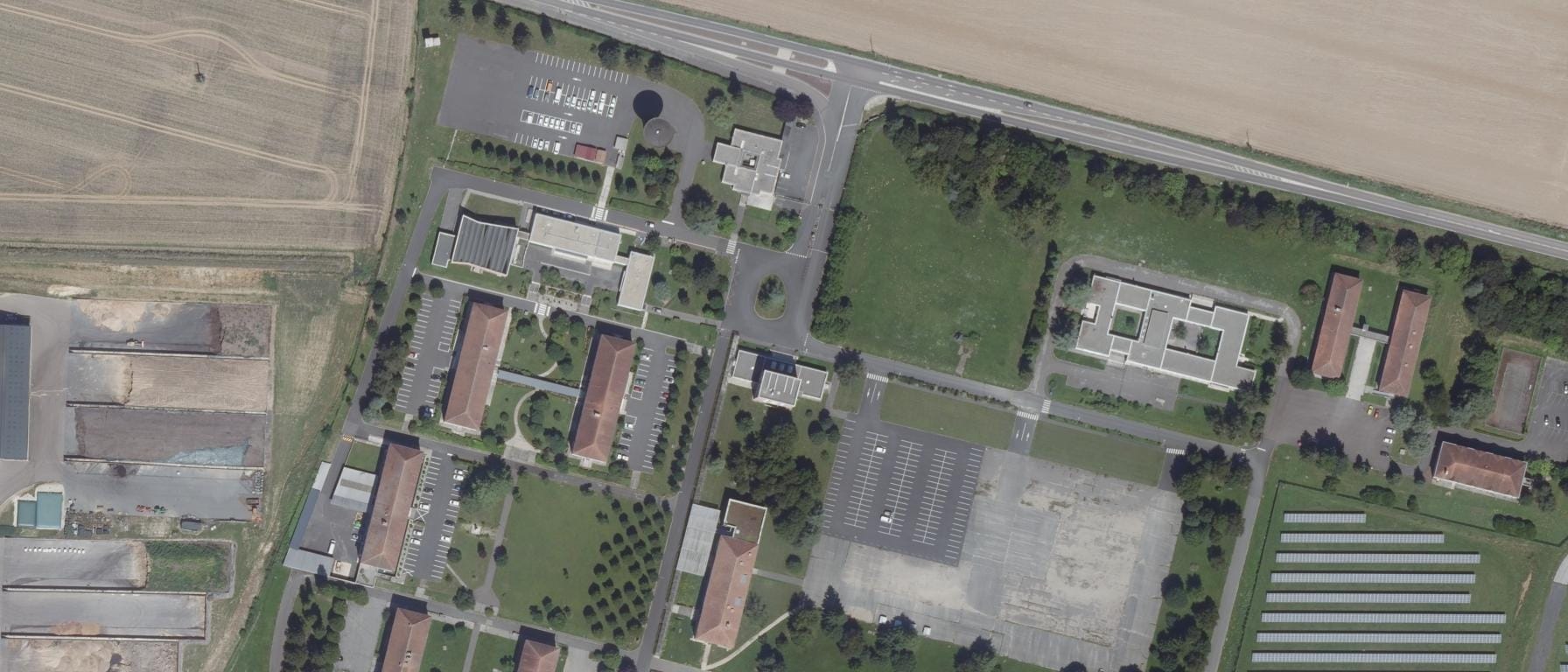 Vue aérienne de Lycée Internat d'Excellence de Sourdun