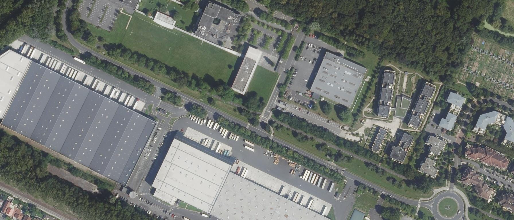 Vue aérienne de CFA UTEC