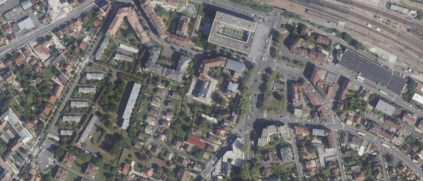 Vue aérienne de CMA Formation Melun Val de Seine