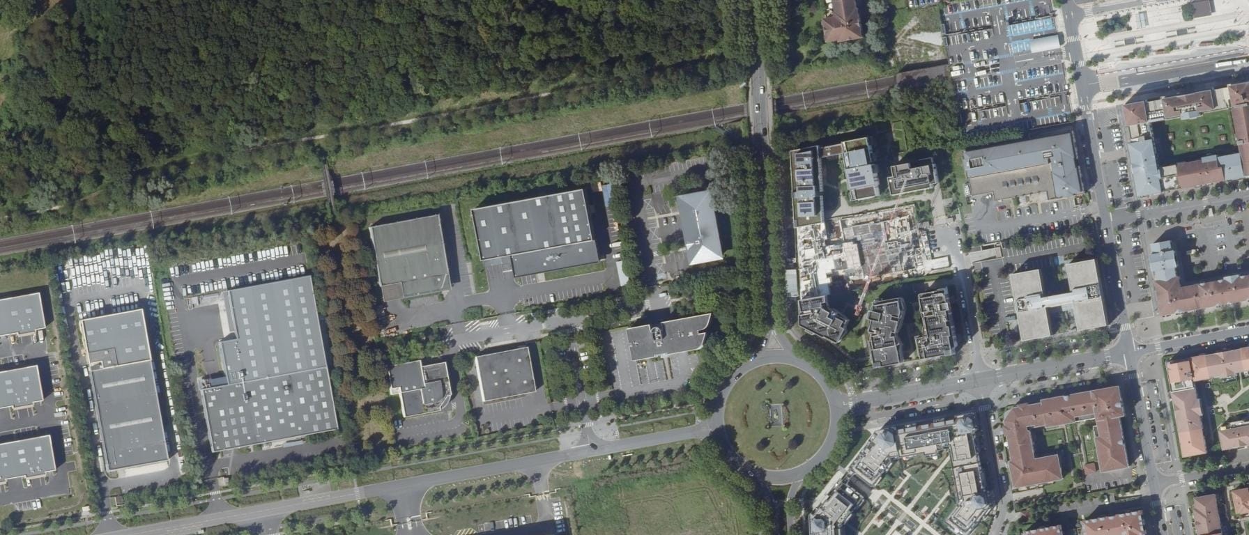 Vue aérienne de Ecole des Métiers du Service du Commerce et de l'Accueil