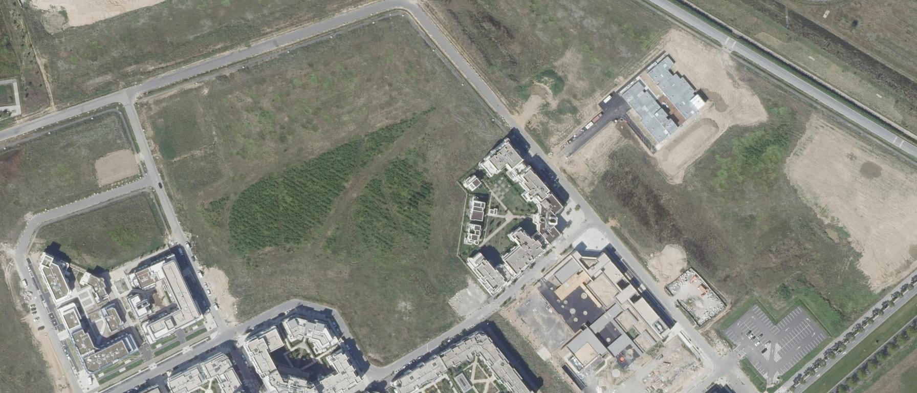 Vue aérienne de Ecole Supérieure Privée Val d'Europe Ynov Campus (Chessy - 77)