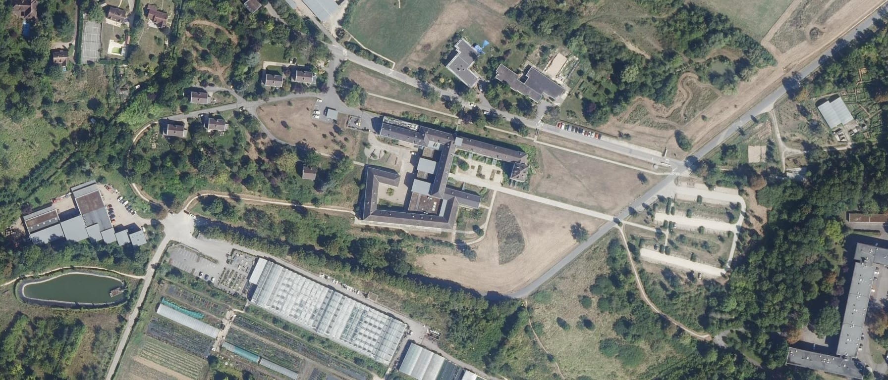 Vue aérienne de Lycée Agricole de Saint Germain en Laye/Chambourcy