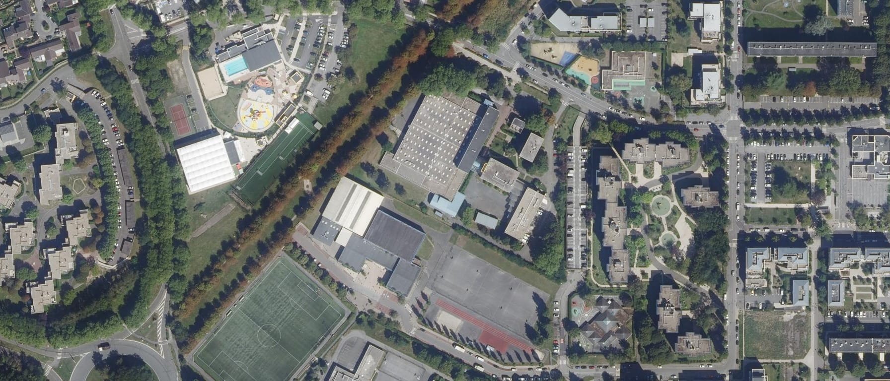 Vue aérienne de Lycée professionnel Louis Bleriot