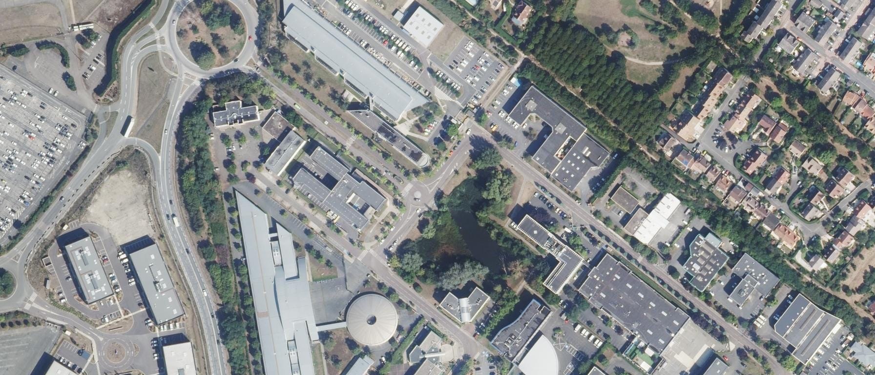 Vue aérienne de ACPPAV - CFA PHARMACIE IDF - UNIVERSITE DE PARIS CITE (Poissy - 78)