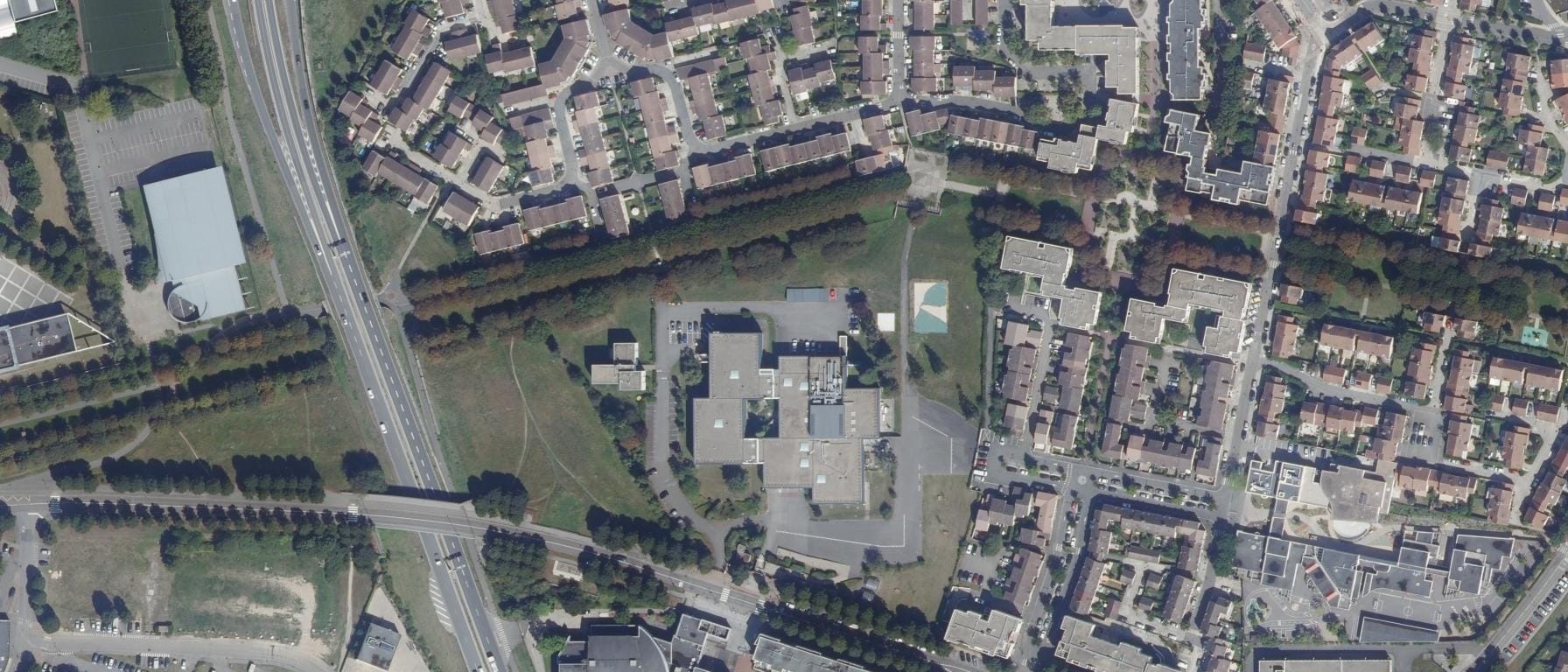 Vue aérienne de Lycée Jean Vilar