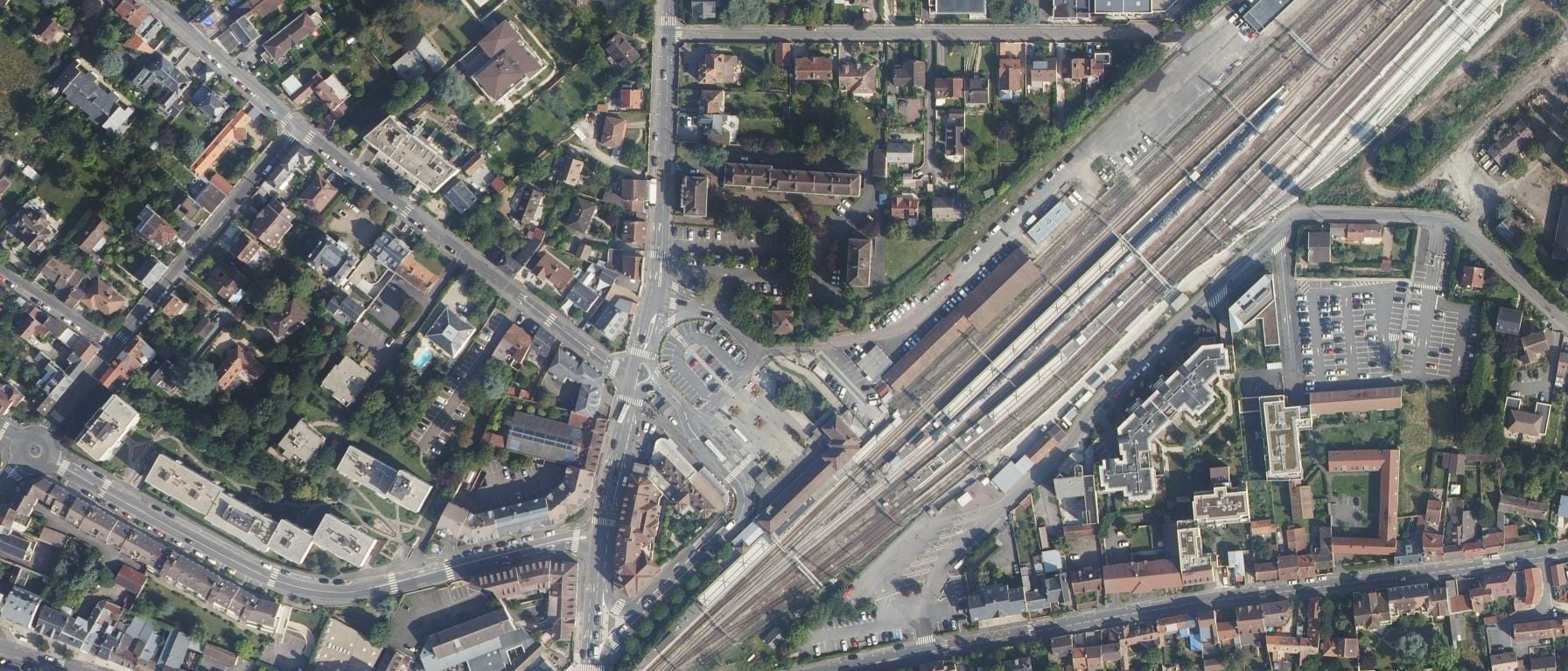 Vue aérienne de IFSI du CH de Rambouillet