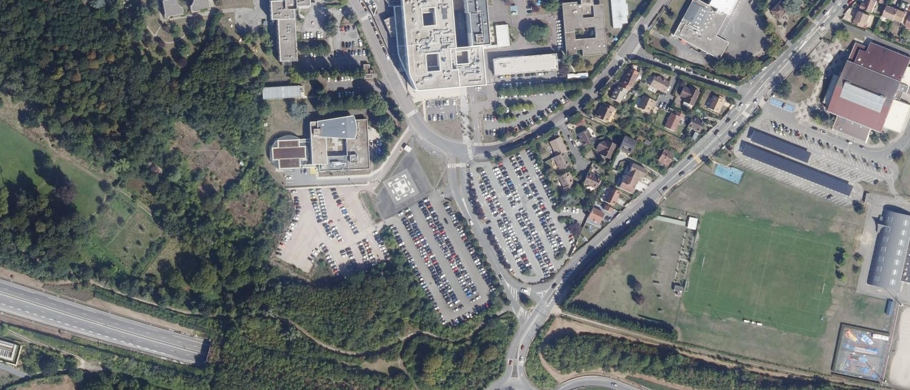 Vue aérienne de Institut de Formation de Manipulateur d'électroradiologie médicale (IFMEM)