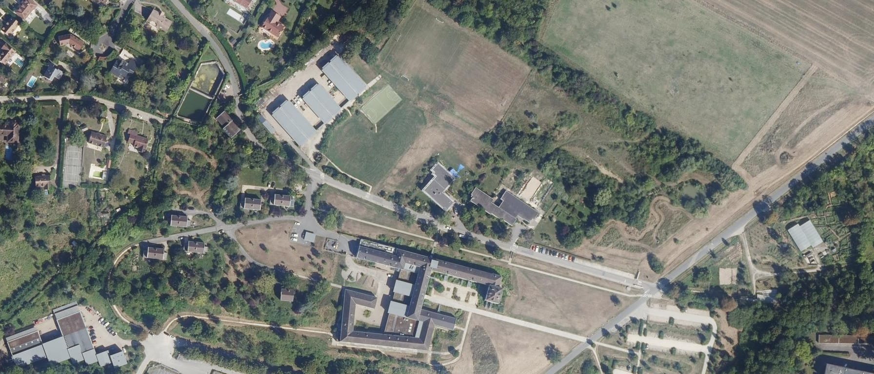 Vue aérienne de Site de St Germain en Laye du CFA des Yvelines