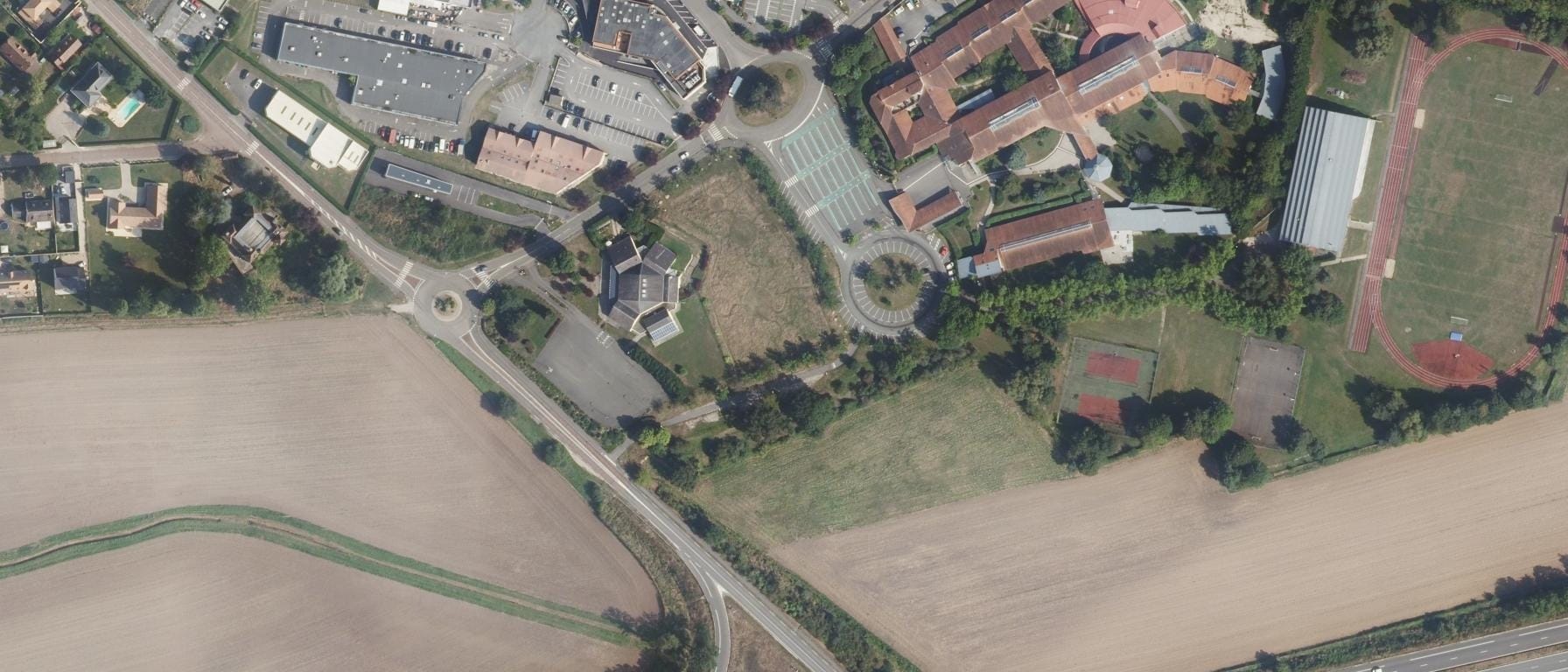 Vue aérienne de Lycée Jean Monnet