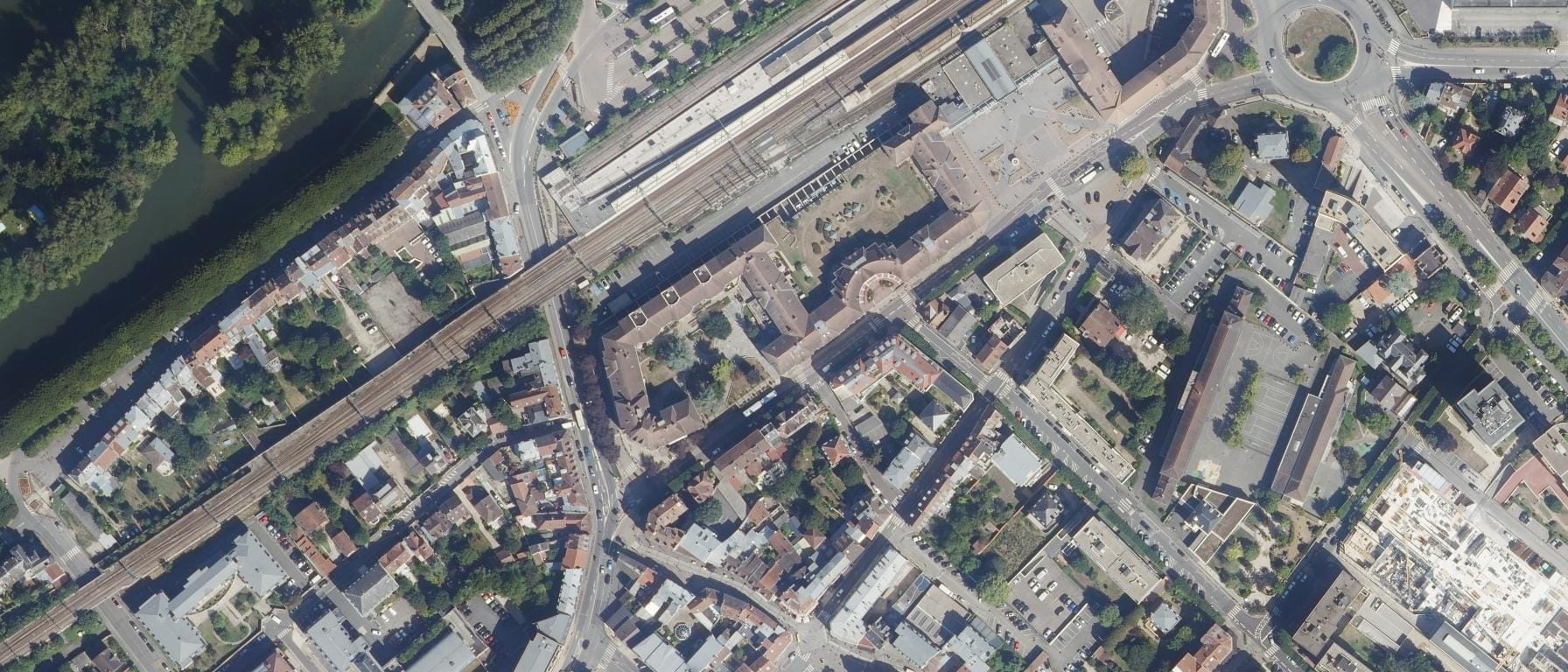 Vue aérienne de H3 Campus Poissy