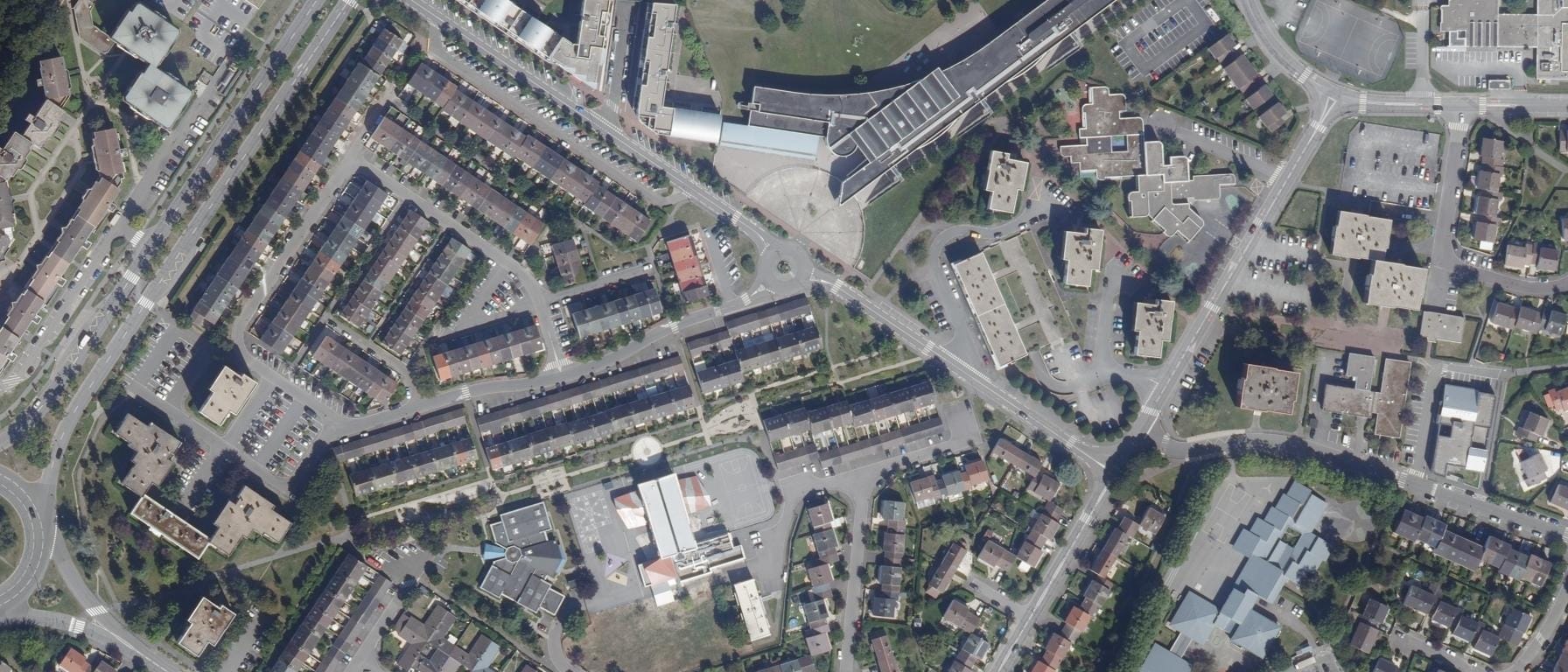 Vue aérienne de Lycée Dumont D'Urville