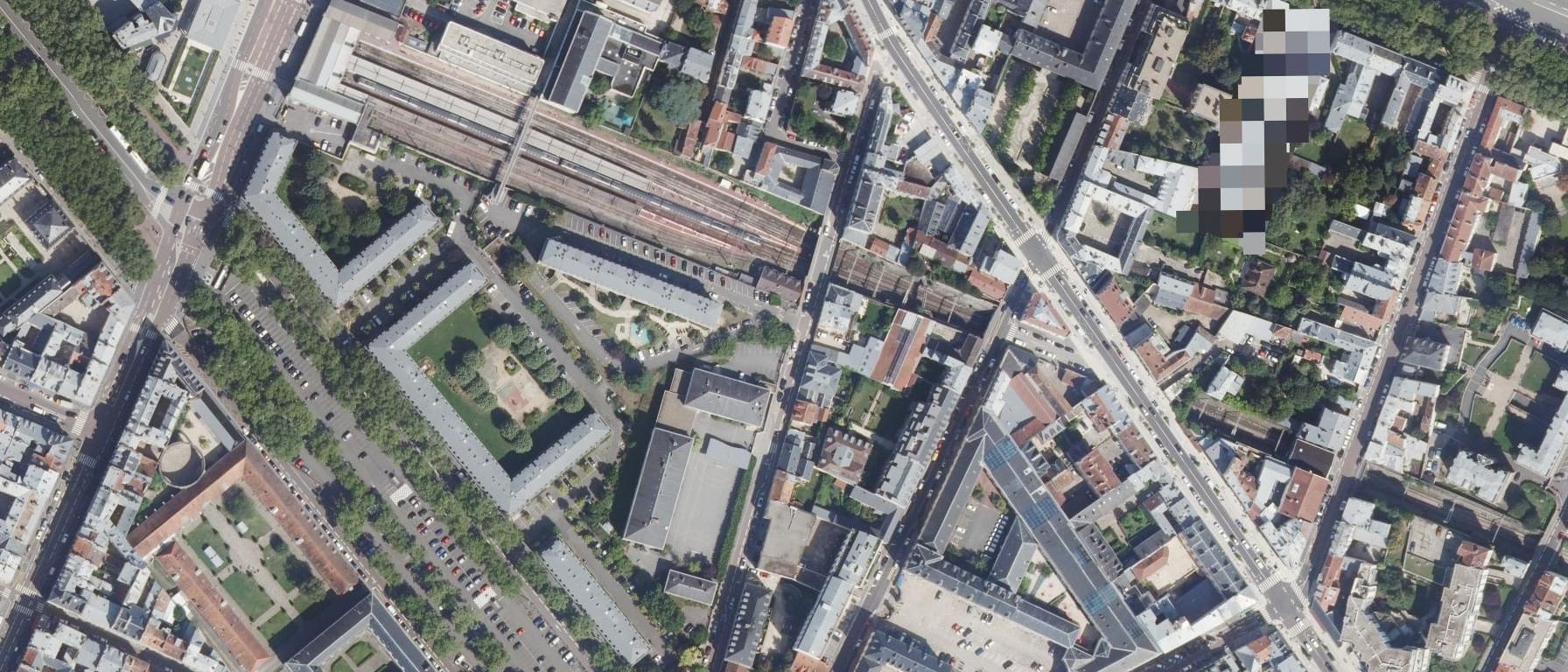 Vue aérienne de Organisme de formation-Centre de formation d'apprentis - Igecom Sup' - Versailles