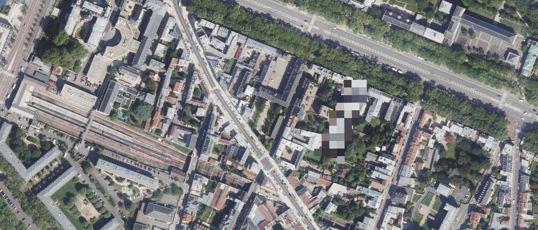 Vue aérienne de GROUPE ICS (Versailles - 78)
