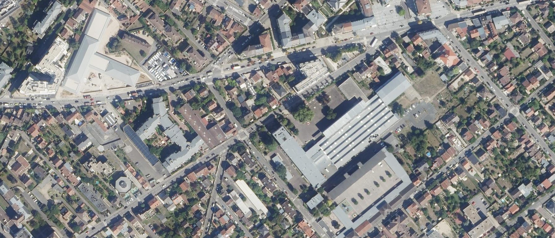 Vue aérienne de Lycée Adrienne Bolland