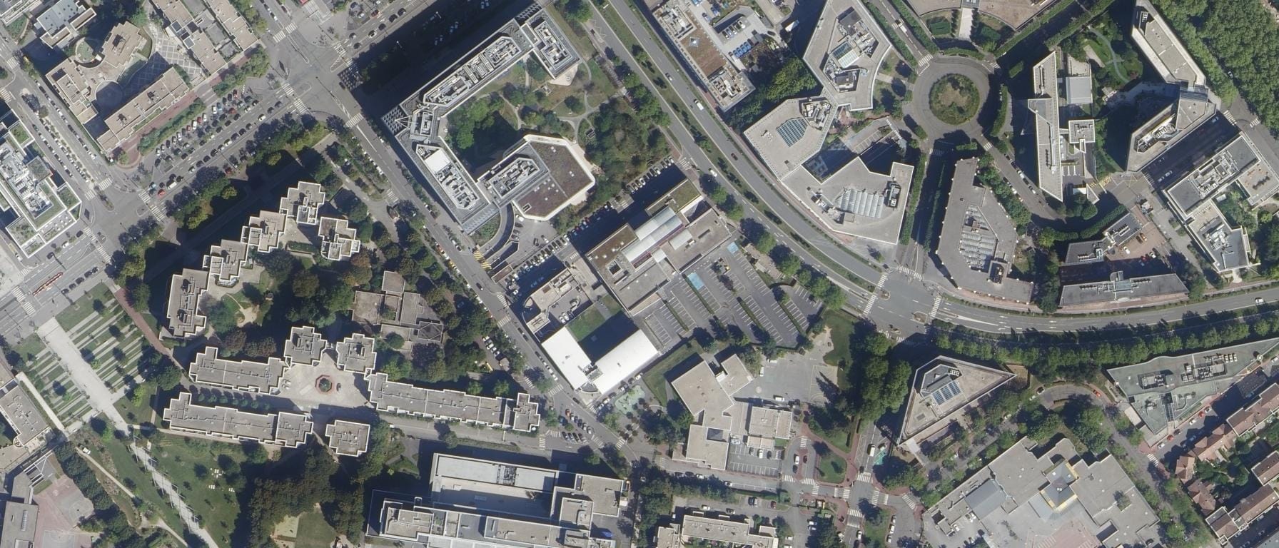 Vue aérienne de Université de Versailles - Saint Quentin en Yvelines (Guyancourt - 78)