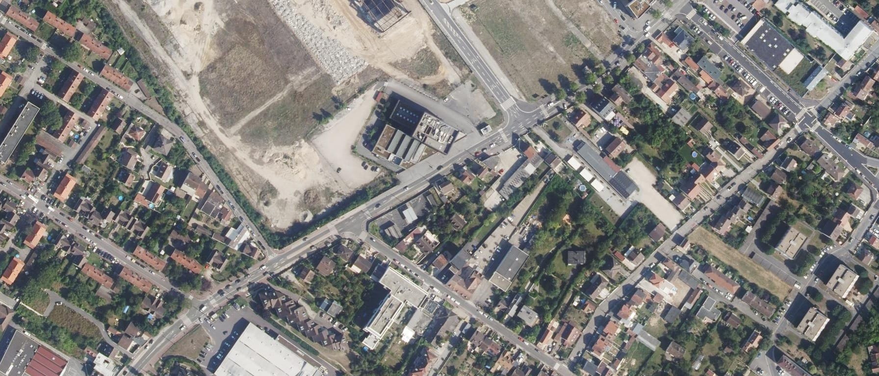 Vue aérienne de ISTY UVSQ Paris-Saclay