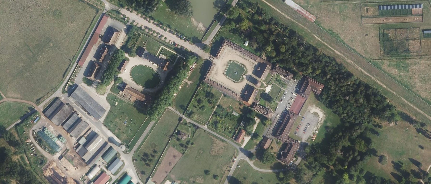 Vue aérienne de CFA CEZ Rambouillet