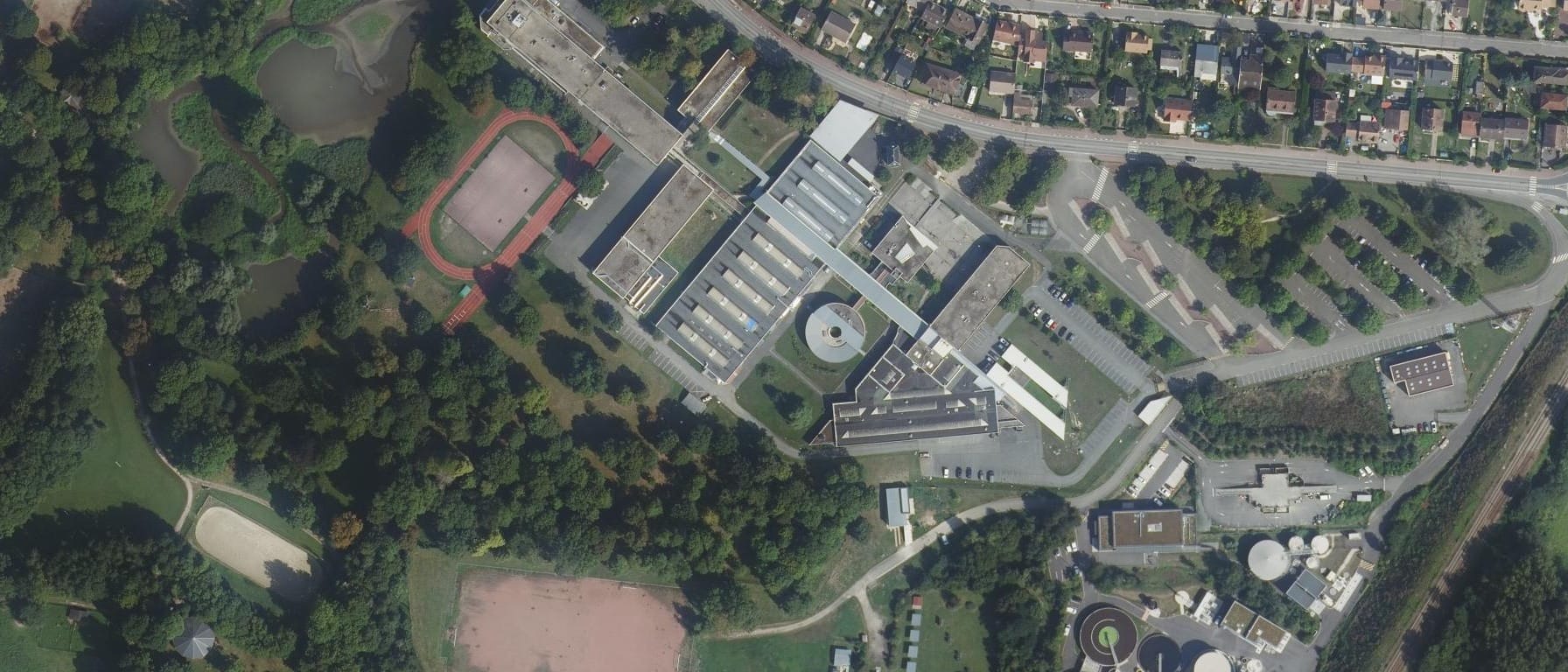 Vue aérienne de Lycée Viollet-Le-Duc