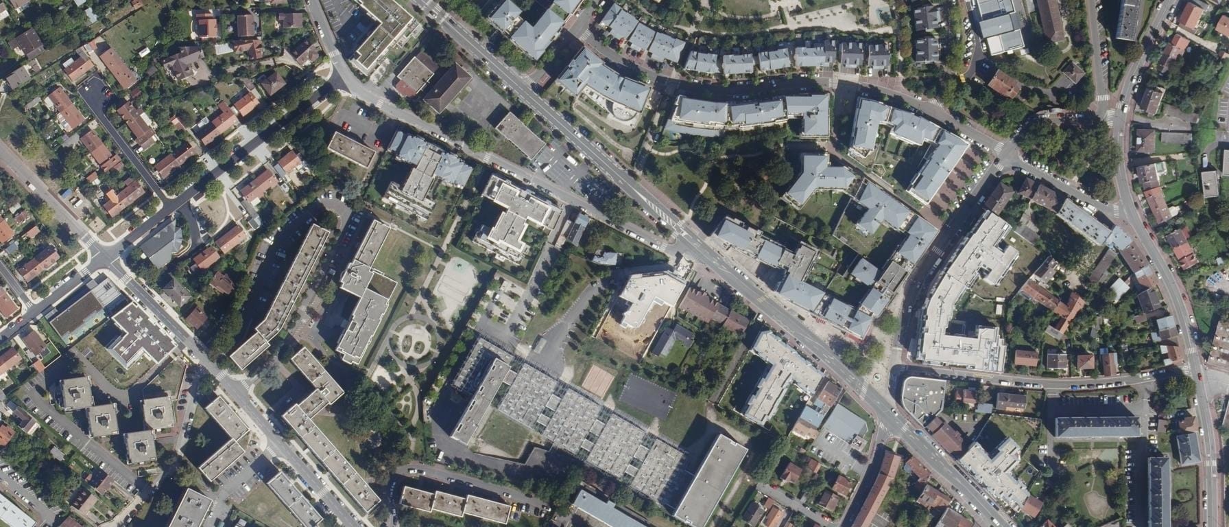Vue aérienne de Lycée professionnel Jean Perrin