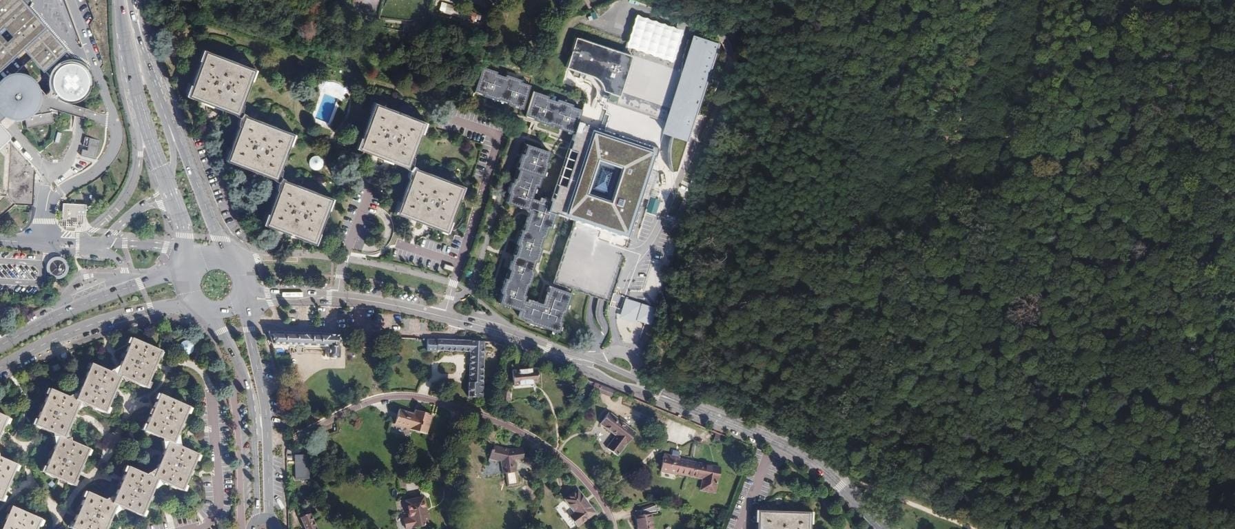 Vue aérienne de Lycée BLANCHE DE CASTILLE