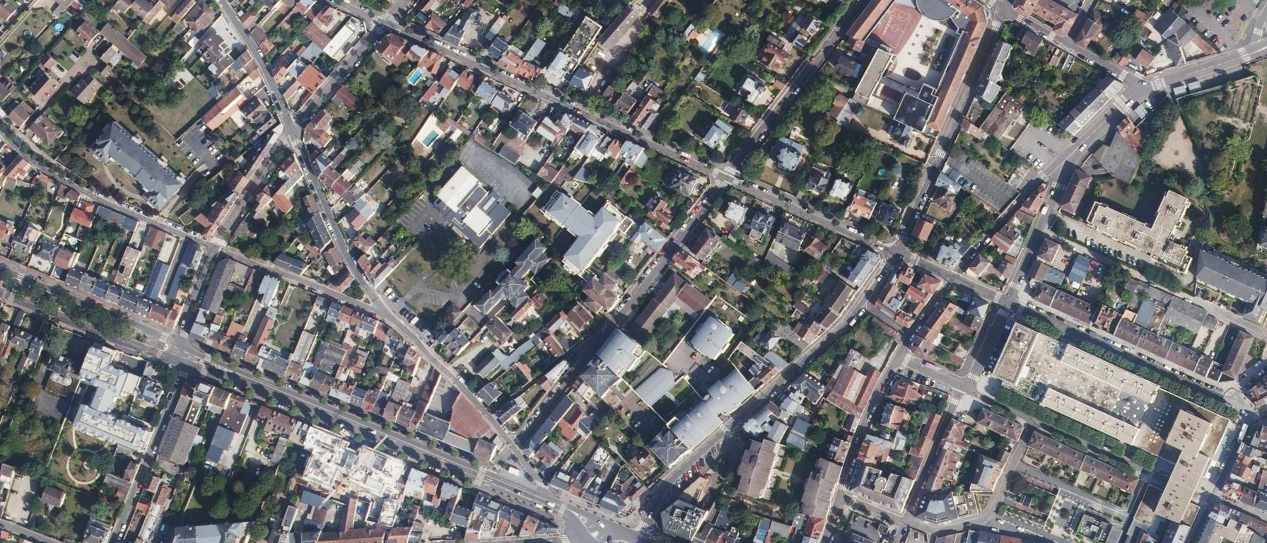 Vue aérienne de Lycée Notre Dame