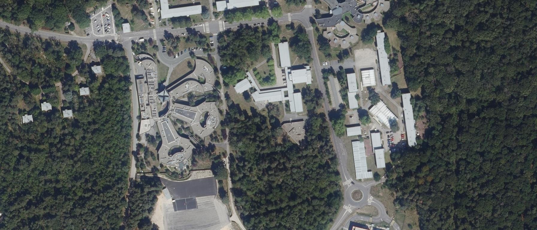 Vue aérienne de IFSI CH Intercommunal Meulan-Les Mureaux (CHimm)
