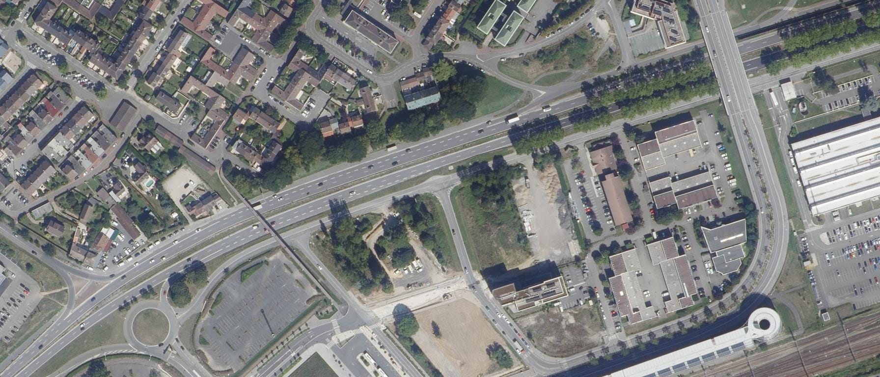 Vue aérienne de CFA AFFIDA Coignières