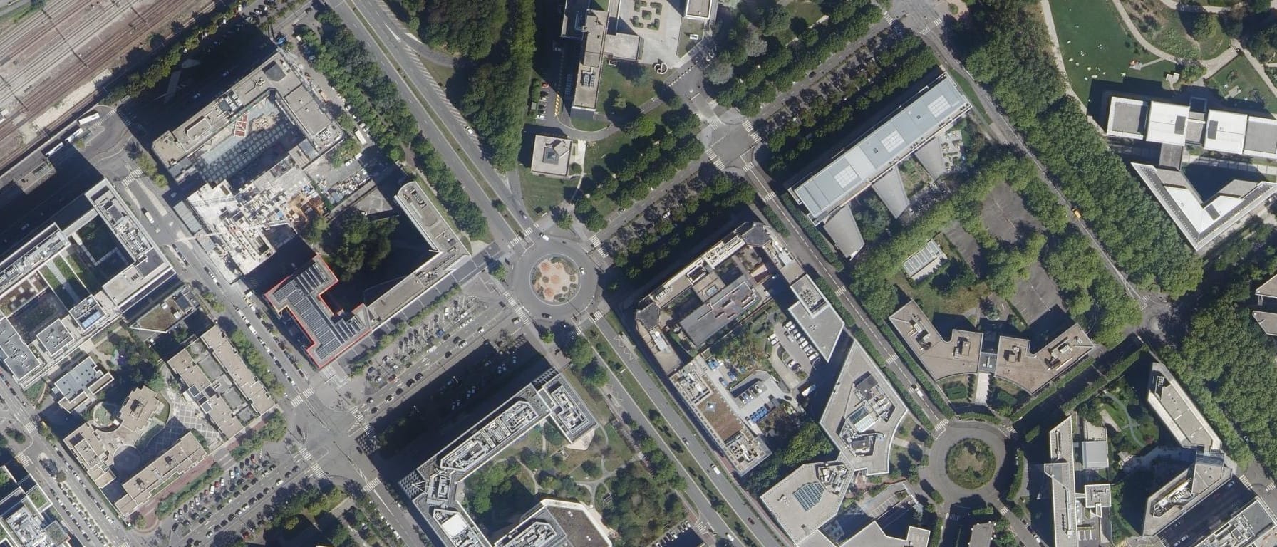 Vue aérienne de Assas Formations Santé