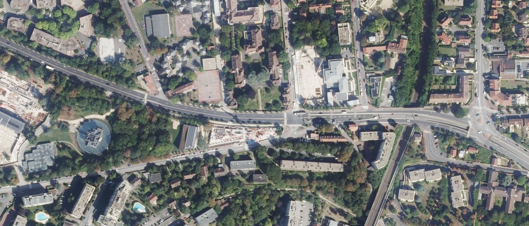 Vue aérienne de Concours GalaxYDesign - CY Ecole de Design (Saint-Germain-en-Laye - 78)