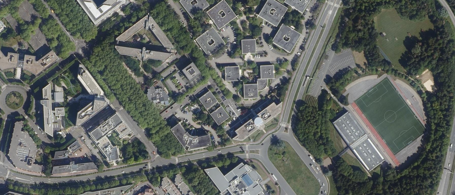 Vue aérienne de ESA - Ecole Supérieure des Agricultures (Paris-St Quentin)