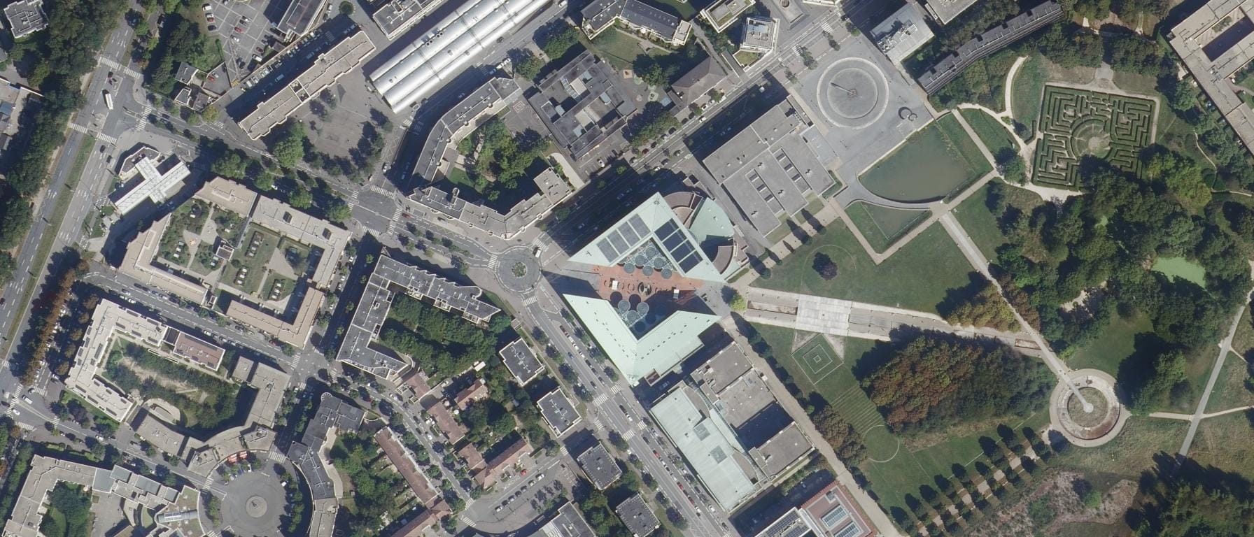 Vue aérienne de Université Paris-Saclay, Campus de Guyancourt, Versailles Saint Quentin en Yvelines